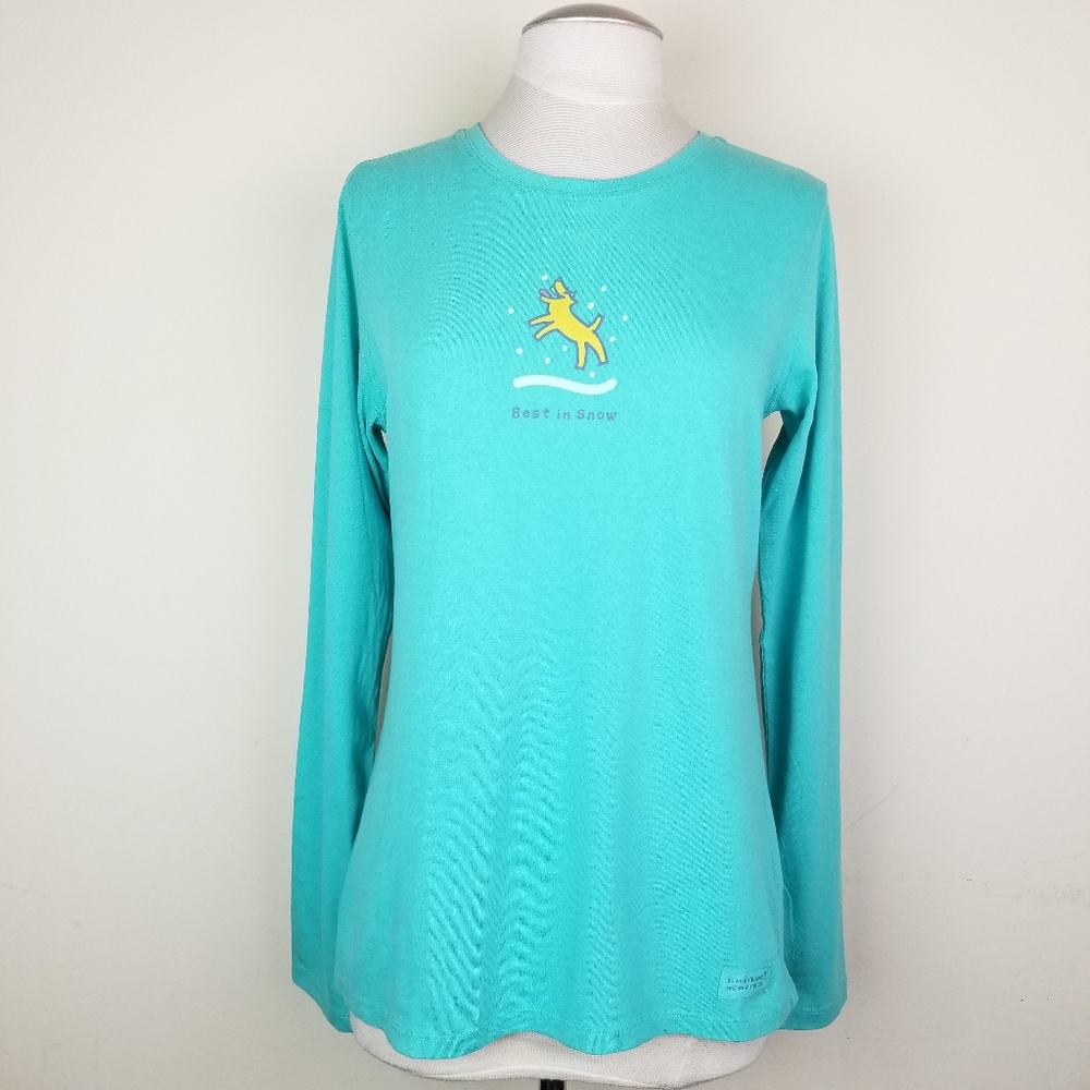 Life is good  Cotton long sleeve classic fit shirt